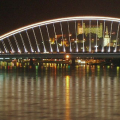 Bratislava – osvetlenie mosta Apollo