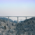 Valy Bridge, 84 m, the highest highway bridge in Central Europe. Foto: J. Mravec