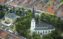 Kostol Nanebovzatia Panny Márie s najvyššou kostolnou vežou na Slovensku (87 m)