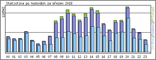 Statistika po hodinch