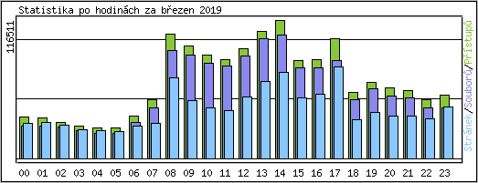 Statistika po hodinch