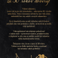 Ďakujeme vám za 30 rokov dôvery