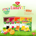 Vitamínový nápoj LianaVIT bez farbív a konzervantov, ale za to s 10 vitamínmi