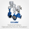 Industrial Valves operated by Electric Actuators