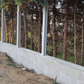 Realizácia betónového plota s múrom z DT tvárnic