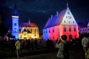 Bardejov - iluminácia hist. radnice a Baziliky sv. Egídia